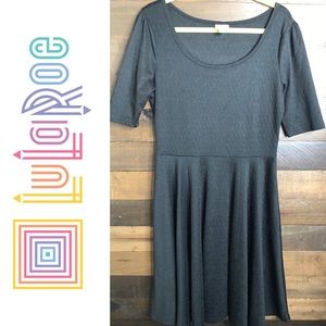 SOLD! EUC LULAROE Nicole Skater Dress Sz XL